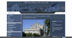 Desktop Screenshot of chr-immobilien.de