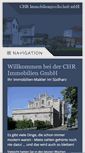 Mobile Screenshot of chr-immobilien.de